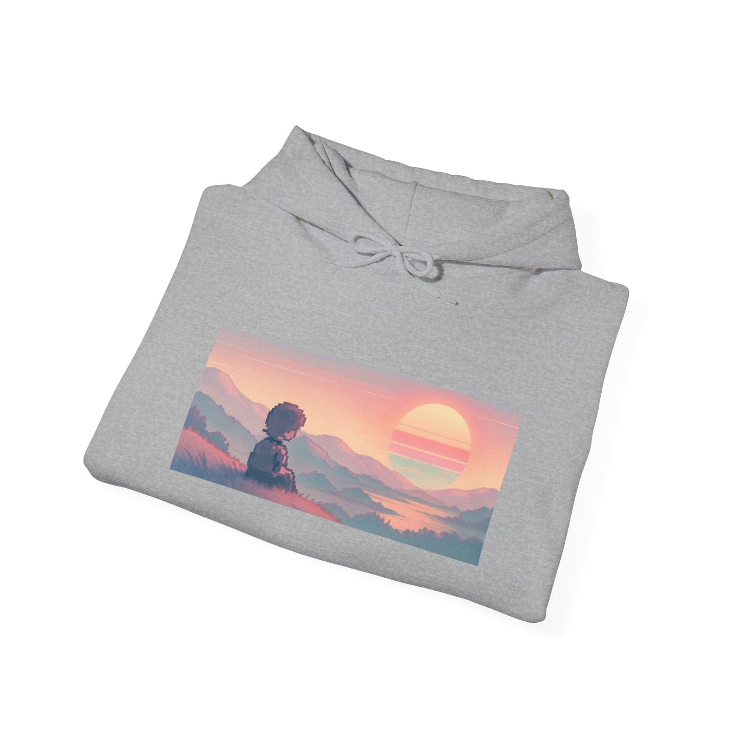 Oceanfront “Golden Hour Reflection” Sweatshirt – Unisex Heavy Blend™ Crewneck for Everyday Comfort