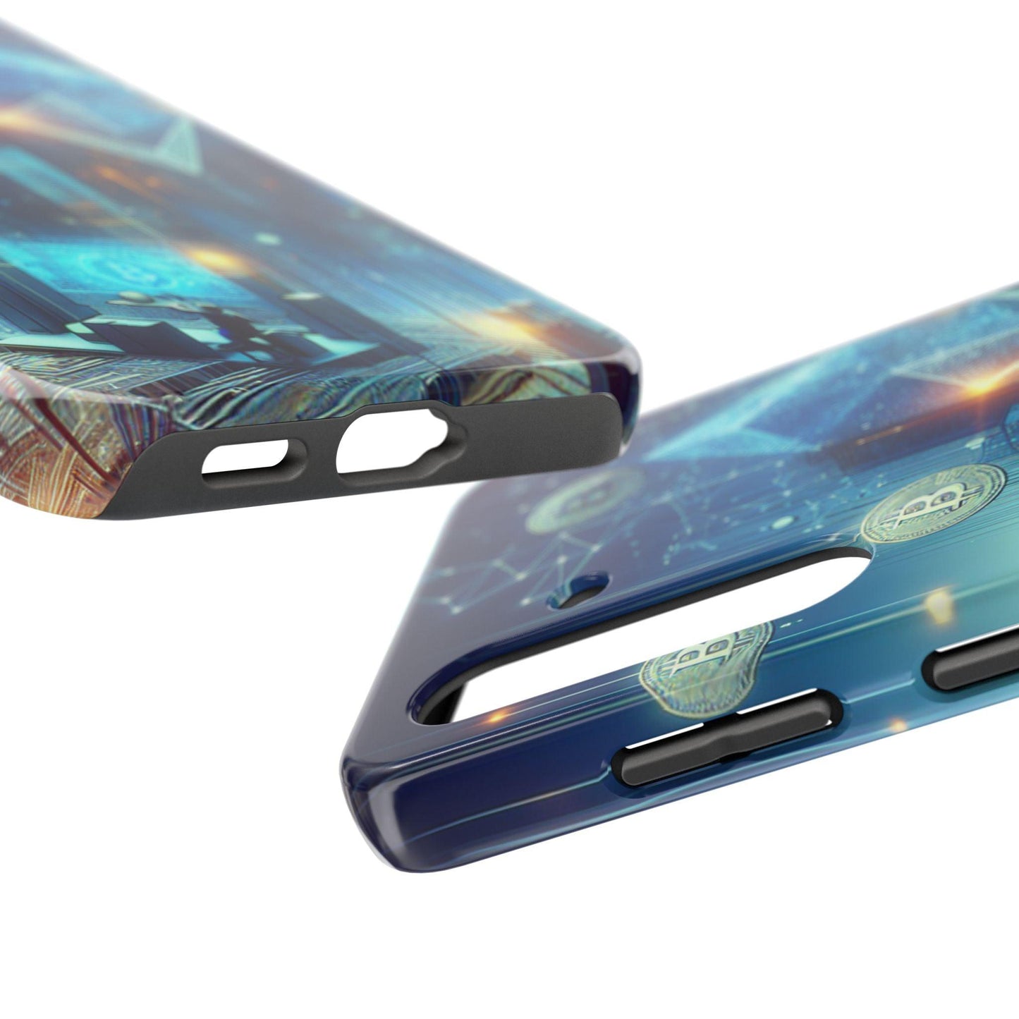 Phone Case - Cryptocurrency Enthusiasts Futuristic Design - Oceanfront Products