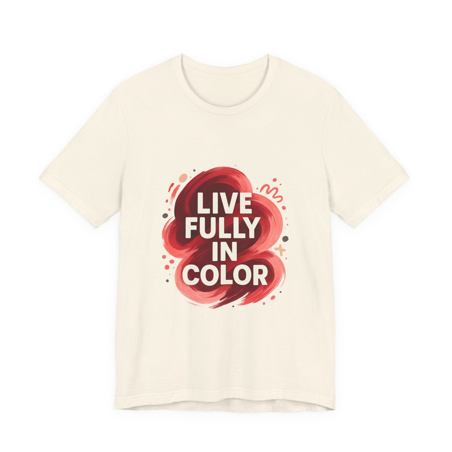 Short Sleeve Tee Bold Color Palette Cherry Coded