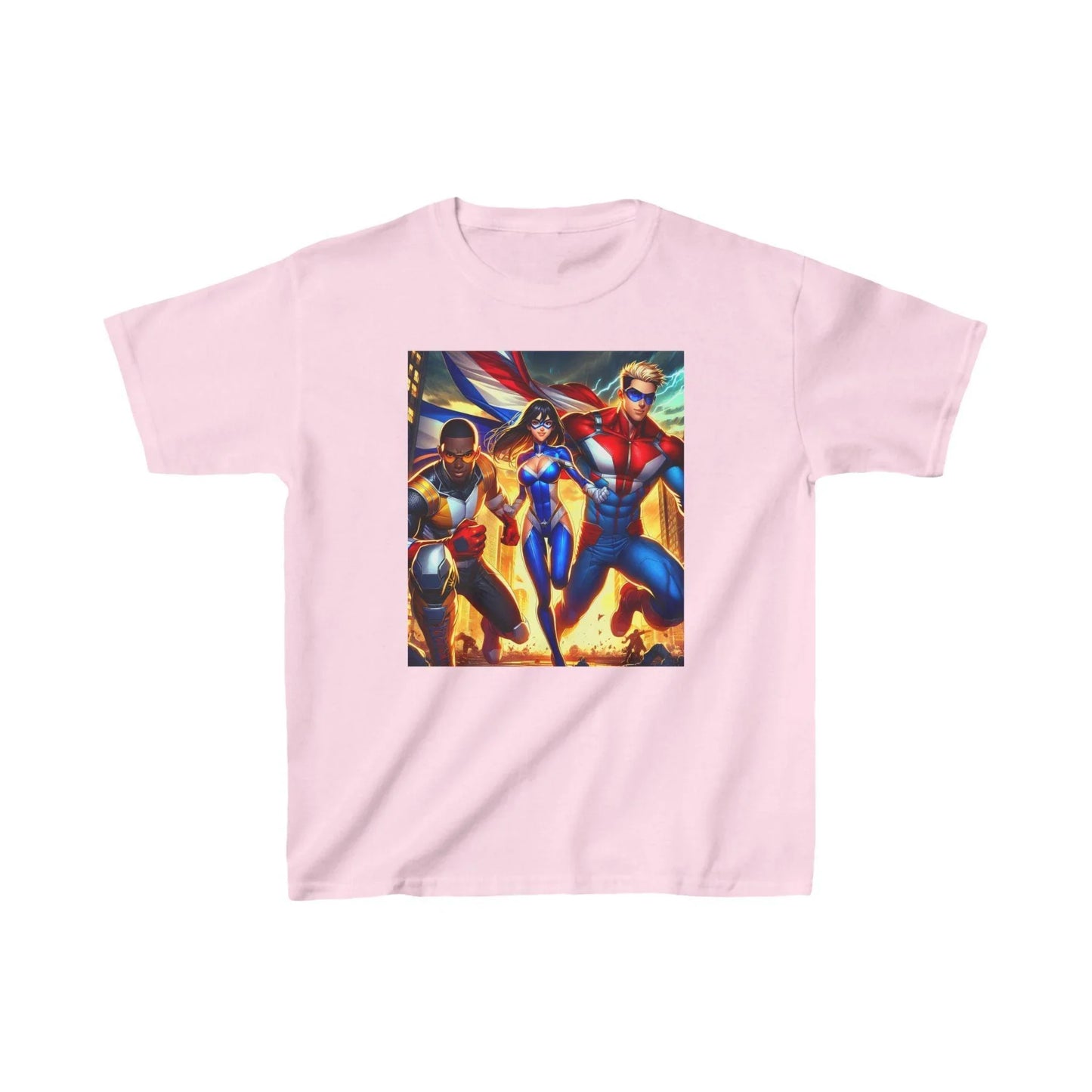 Superhero Kids Tee - Saving the World Design - Oceanfront Products