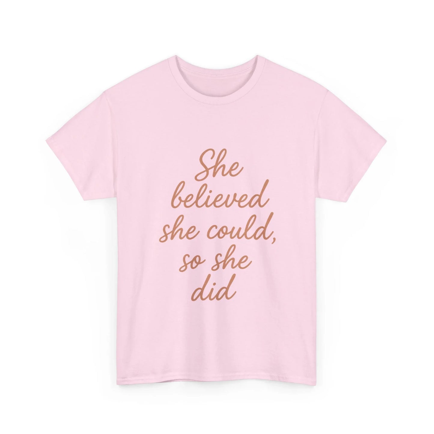 She Believed She Could, So She Did – Motivational Women’s Tee - Oceanfront Products