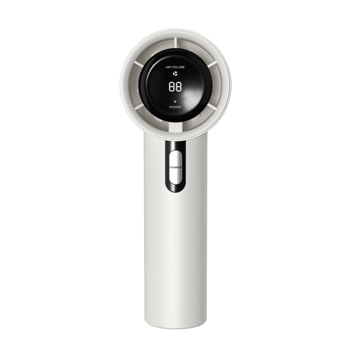 Oceanfront™ TurboCool Mini Handheld Fan — 3-Speed Rechargeable Breeze