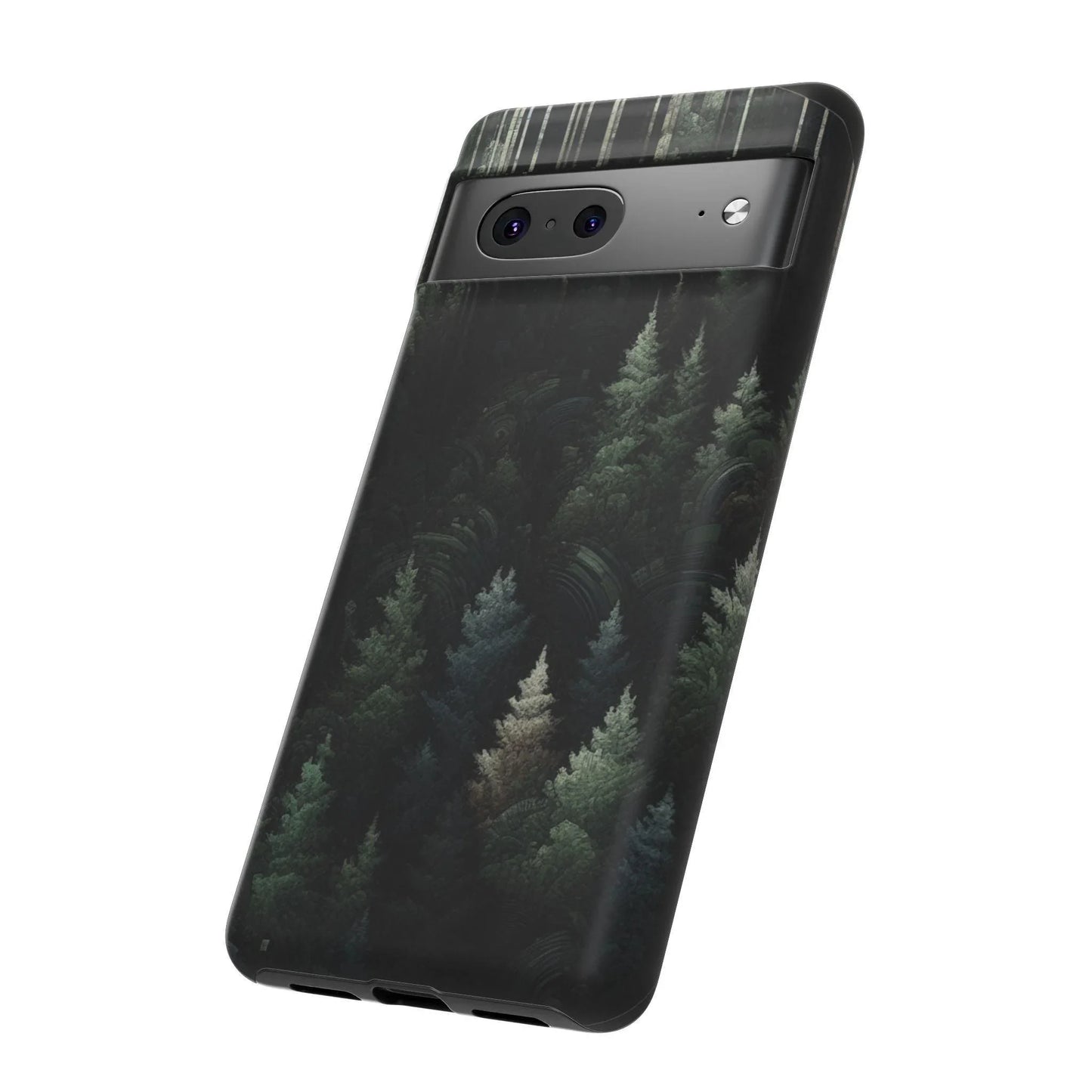 Phone Cases - Deep Dark Forest Nature Design - Oceanfront Products