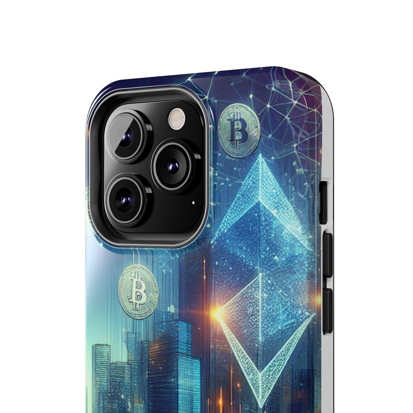 Phone Case - Cryptocurrency Enthusiasts Futuristic Design - Oceanfront Products
