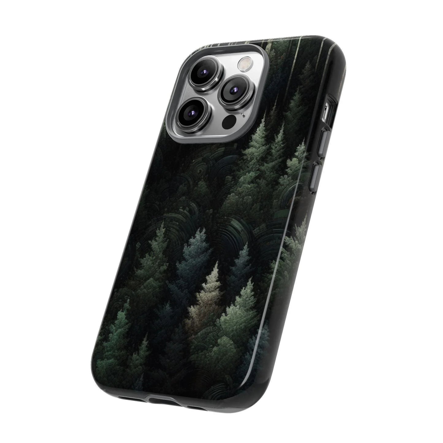 Phone Cases - Deep Dark Forest Nature Design - Oceanfront Products
