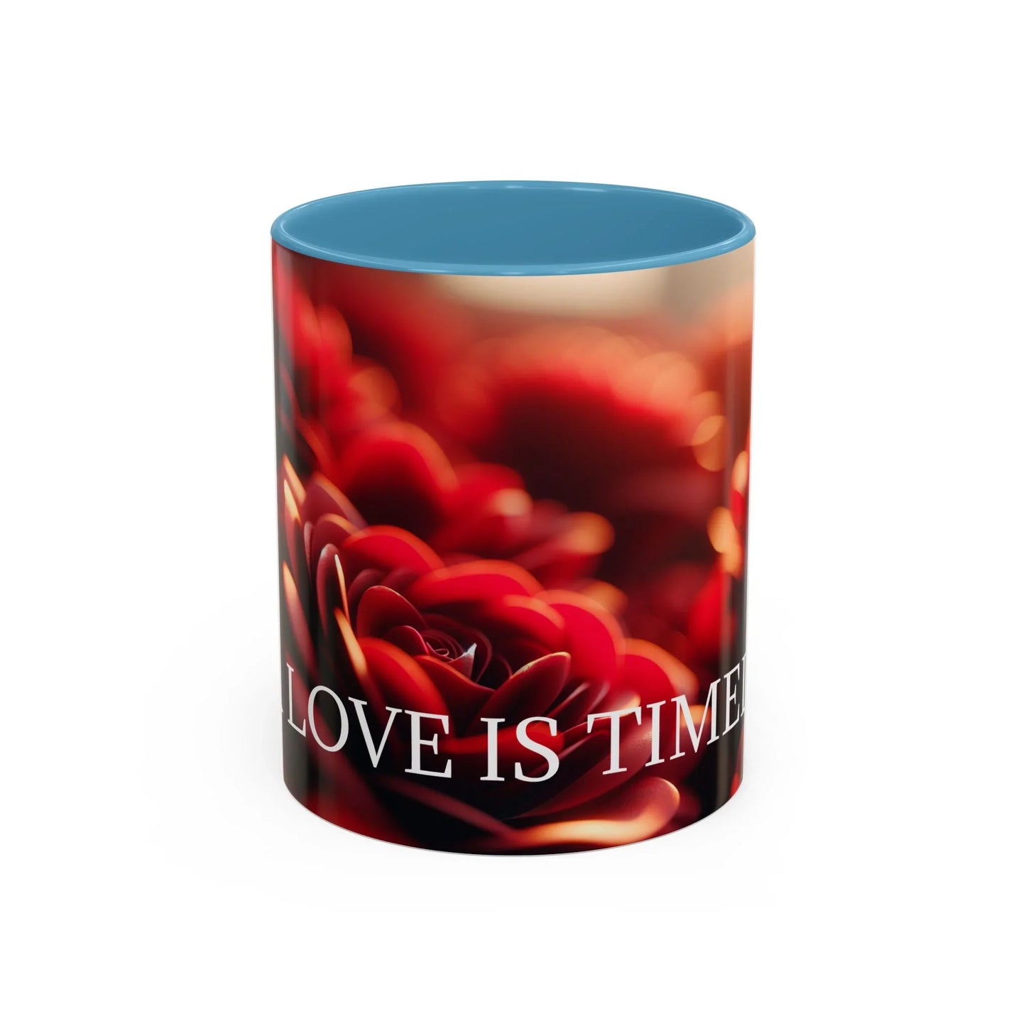 Mug - Rose Petal Timeless Love Accent Coffee Mug (11, 15oz) - Oceanfront Products