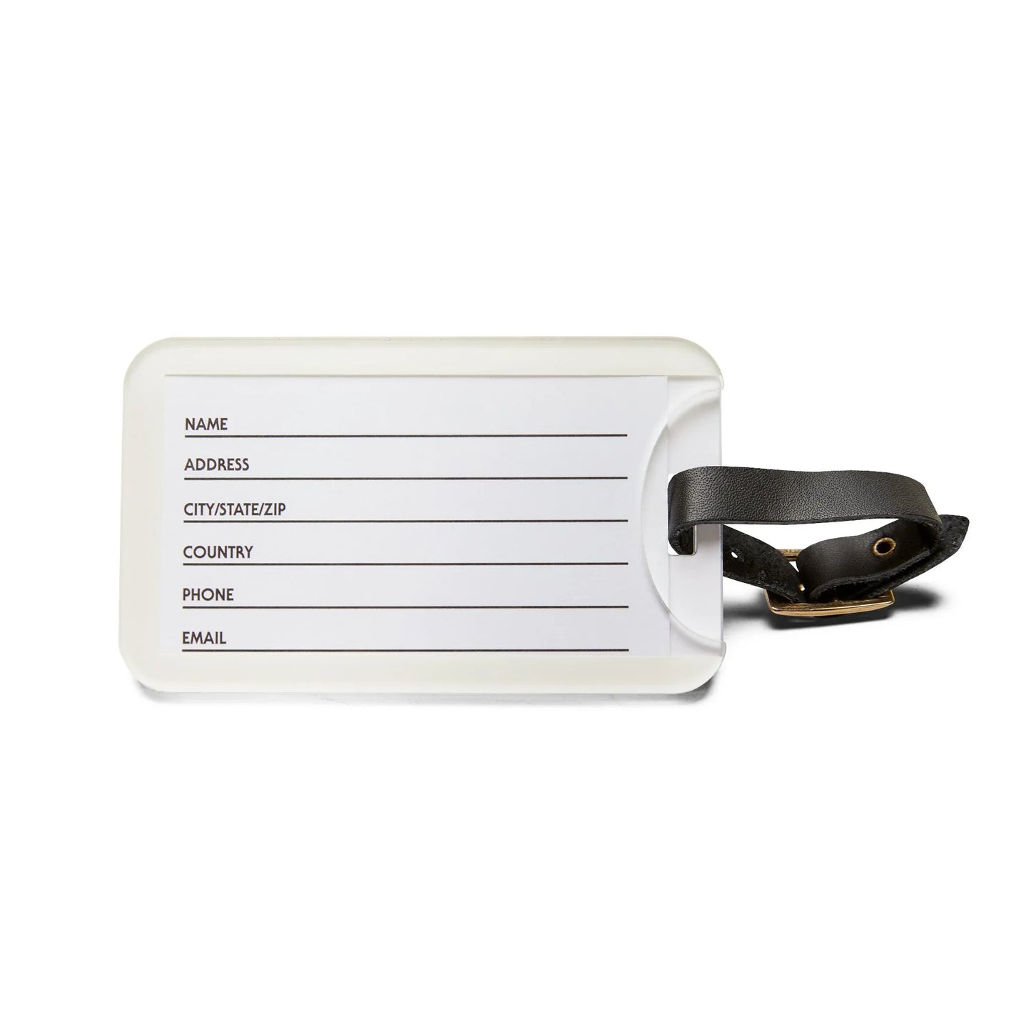 Luggage Tag - Boarding Pass QR Code Design - Oceanfront Products