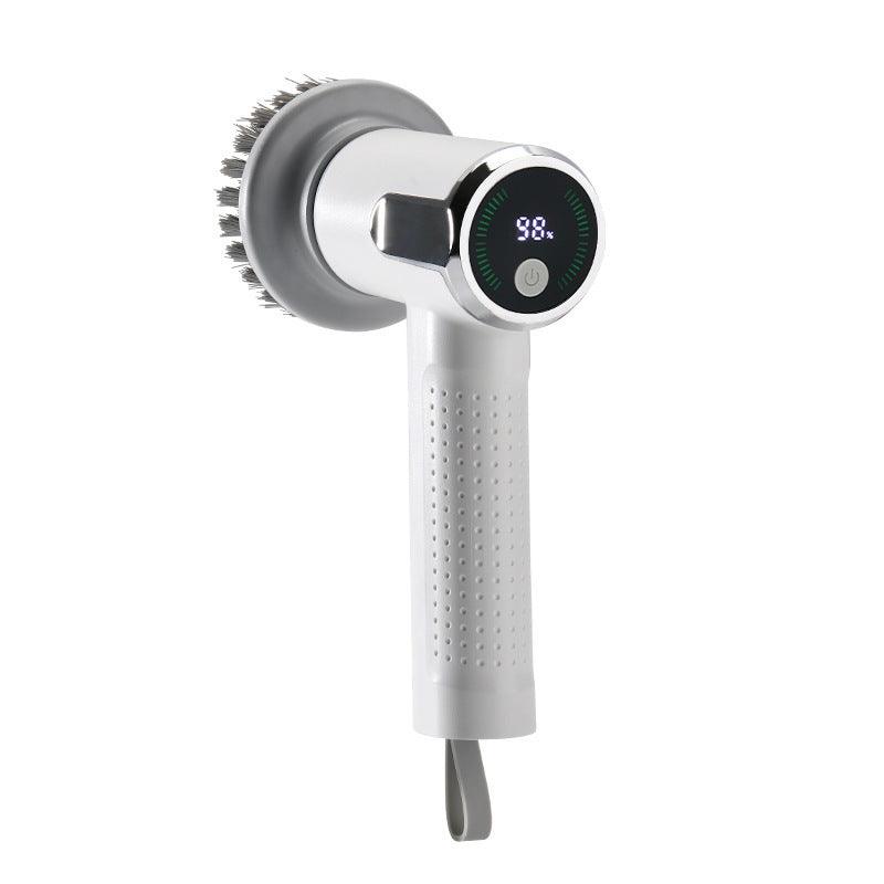 Multifunctional Smart Display Electric Cleaning Brush Wireless Kitchen Sink Cleaning Brush Waterproof Electric Pot Brush Cleaning Tool - Oceanfront Products