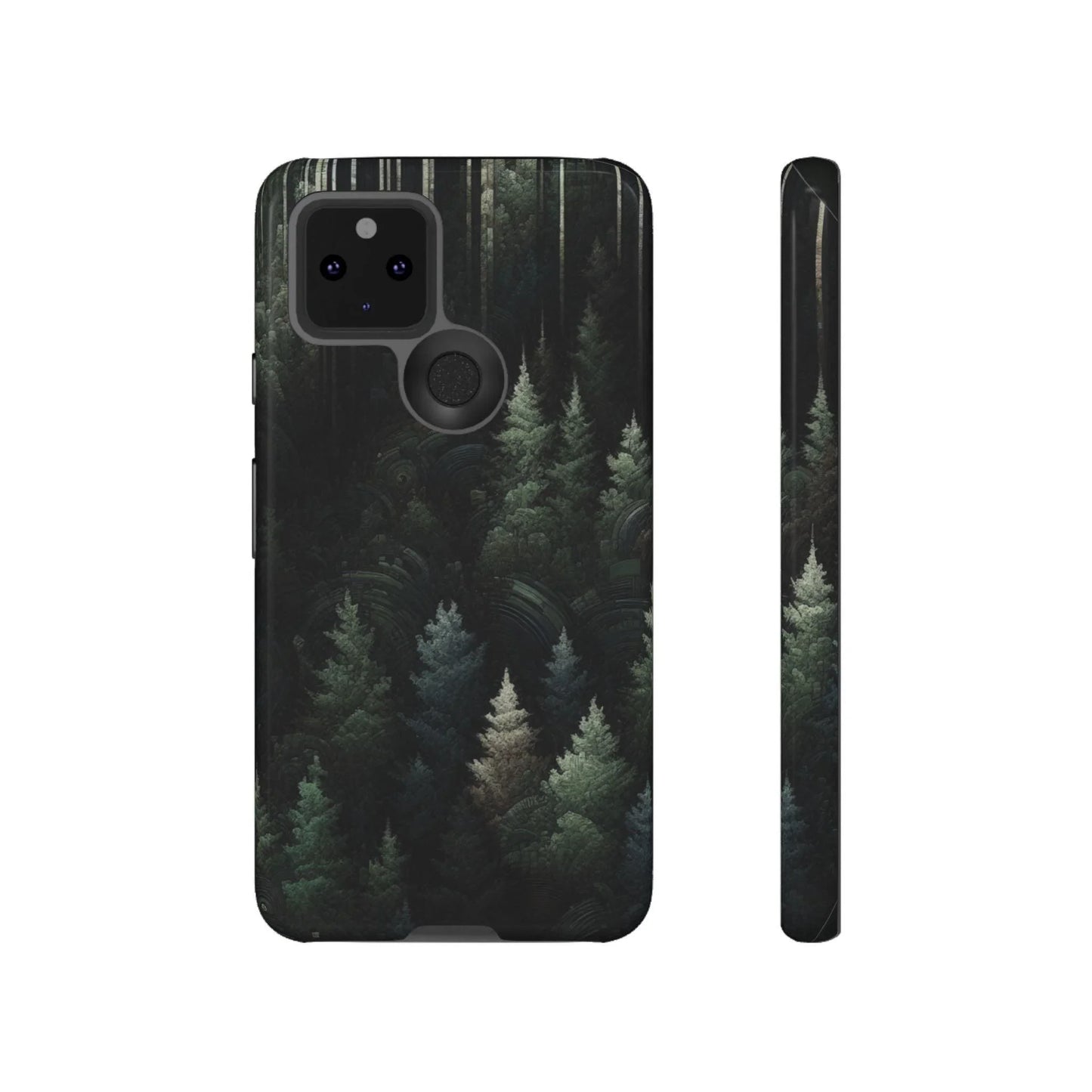 Phone Cases - Deep Dark Forest Nature Design - Oceanfront Products
