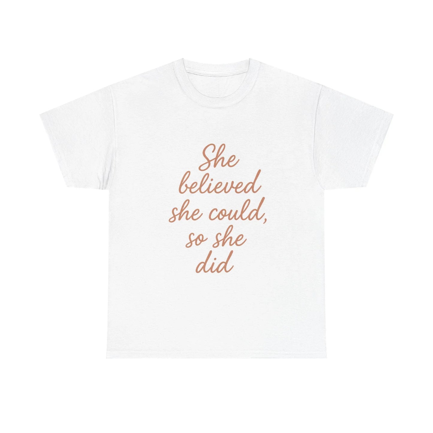 She Believed She Could, So She Did – Motivational Women’s Tee - Oceanfront Products
