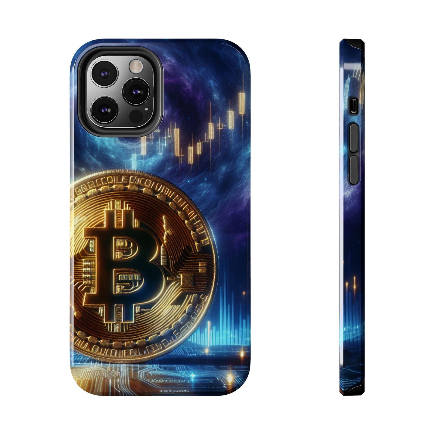 Bitcoin Chart Tough Phone Case - Oceanfront Products