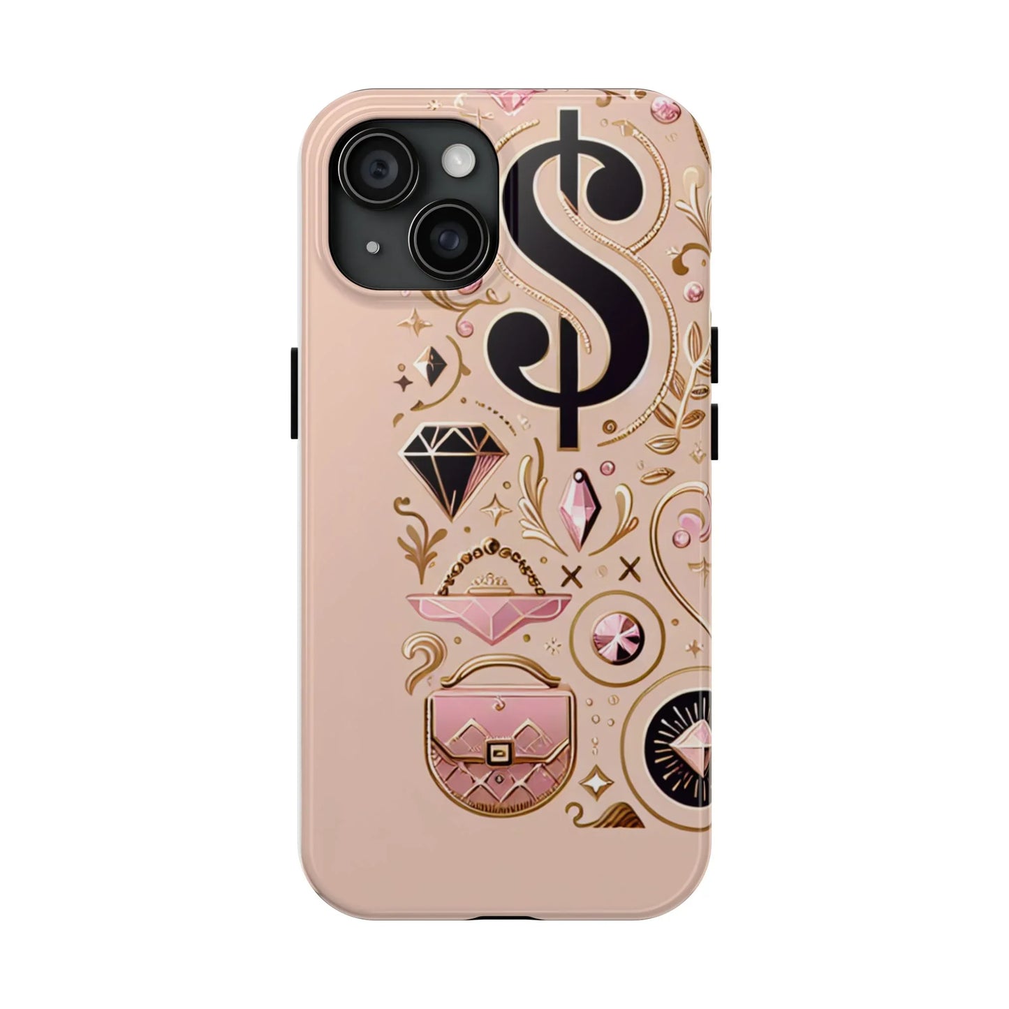 Phone Cases - Pink Rich Girl Pattern - Oceanfront Products