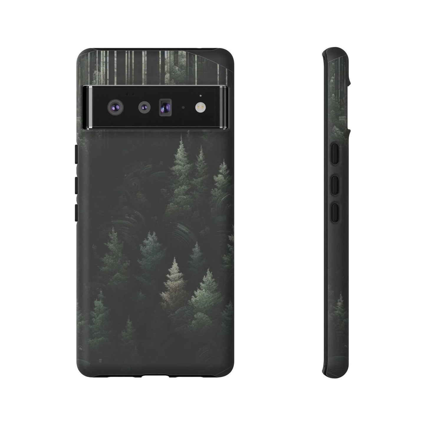 Phone Cases - Deep Dark Forest Nature Design - Oceanfront Products