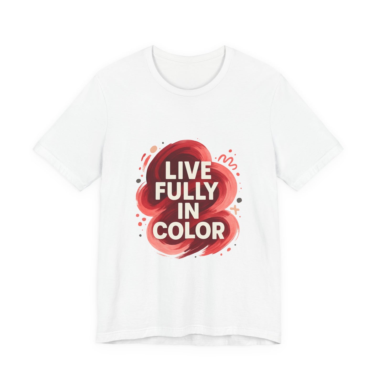 Short Sleeve Tee Bold Color Palette Cherry Coded