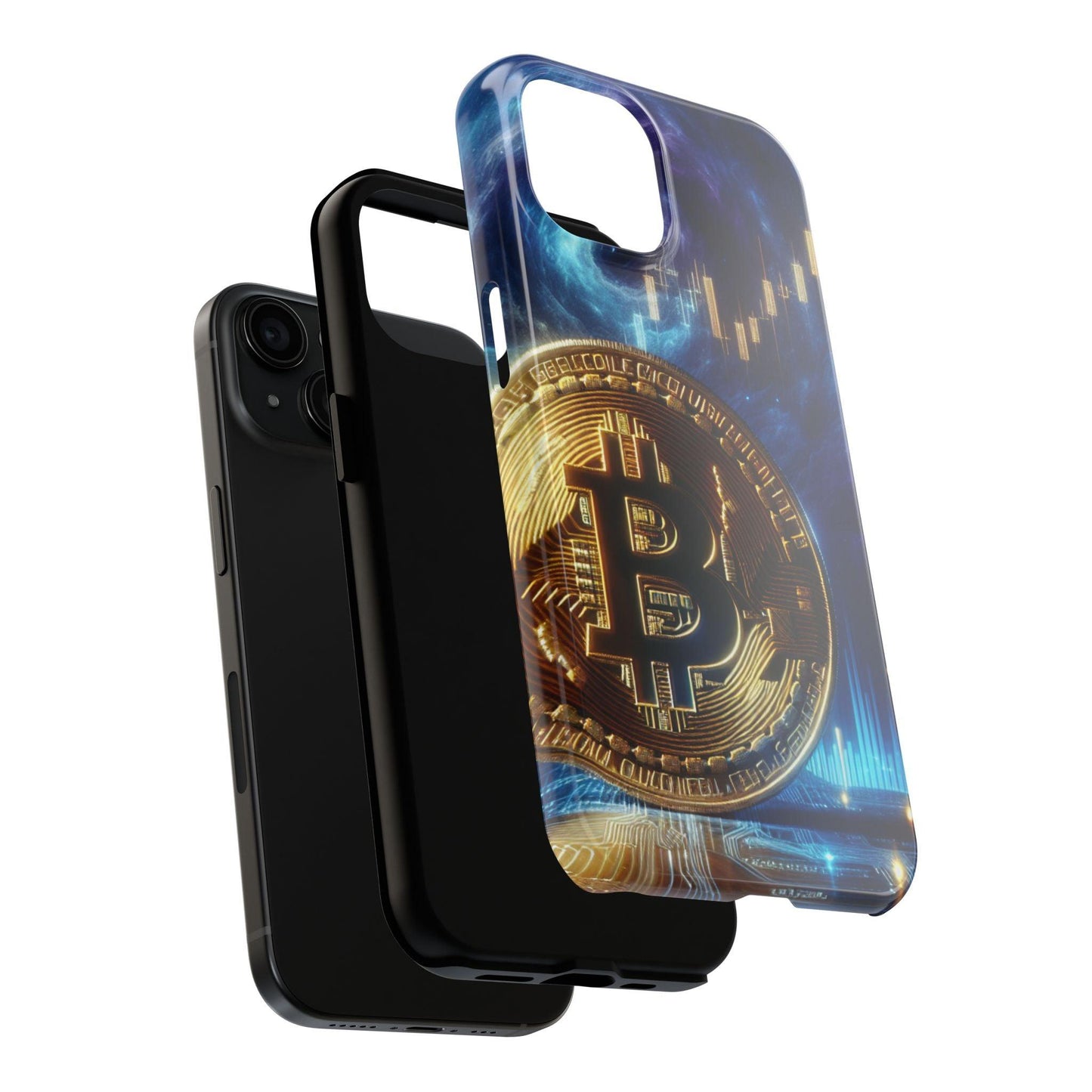 Bitcoin Chart Tough Phone Case - Oceanfront Products