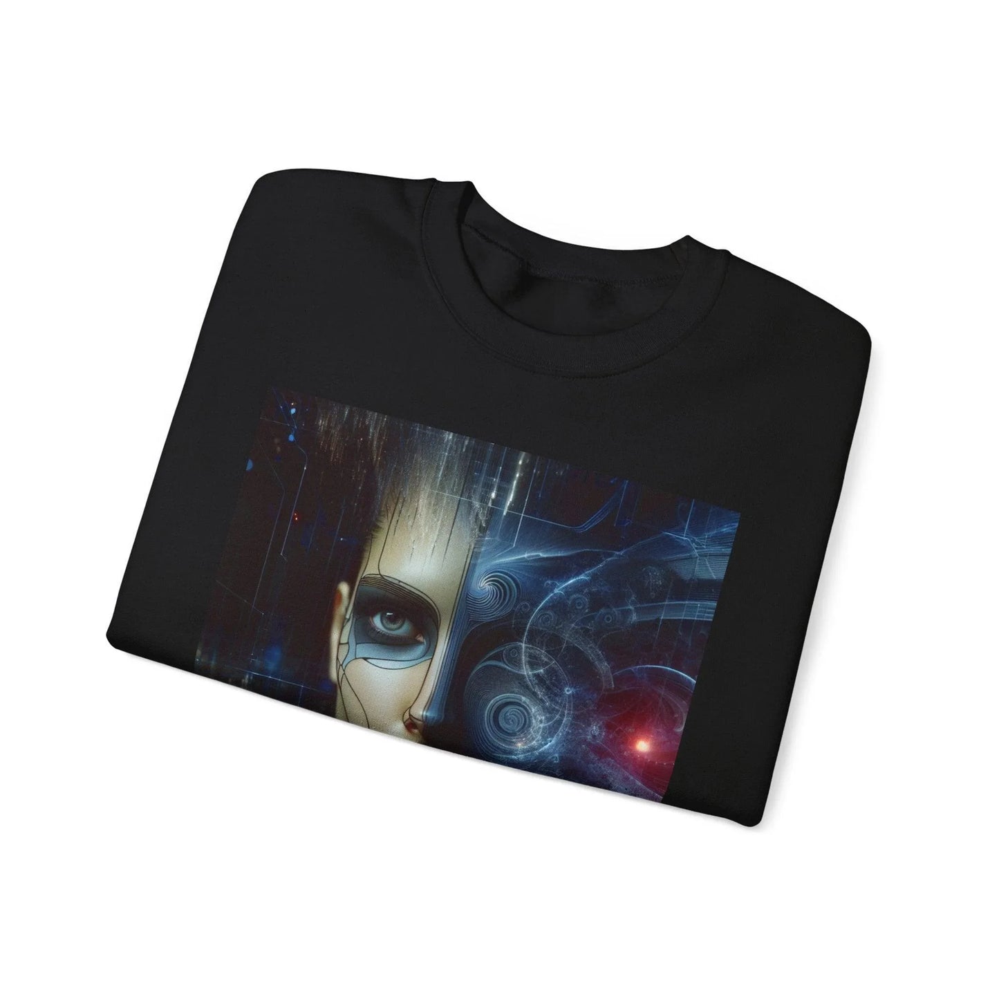 Robot Woman AI Girl Sweatshirt - Oceanfront Products