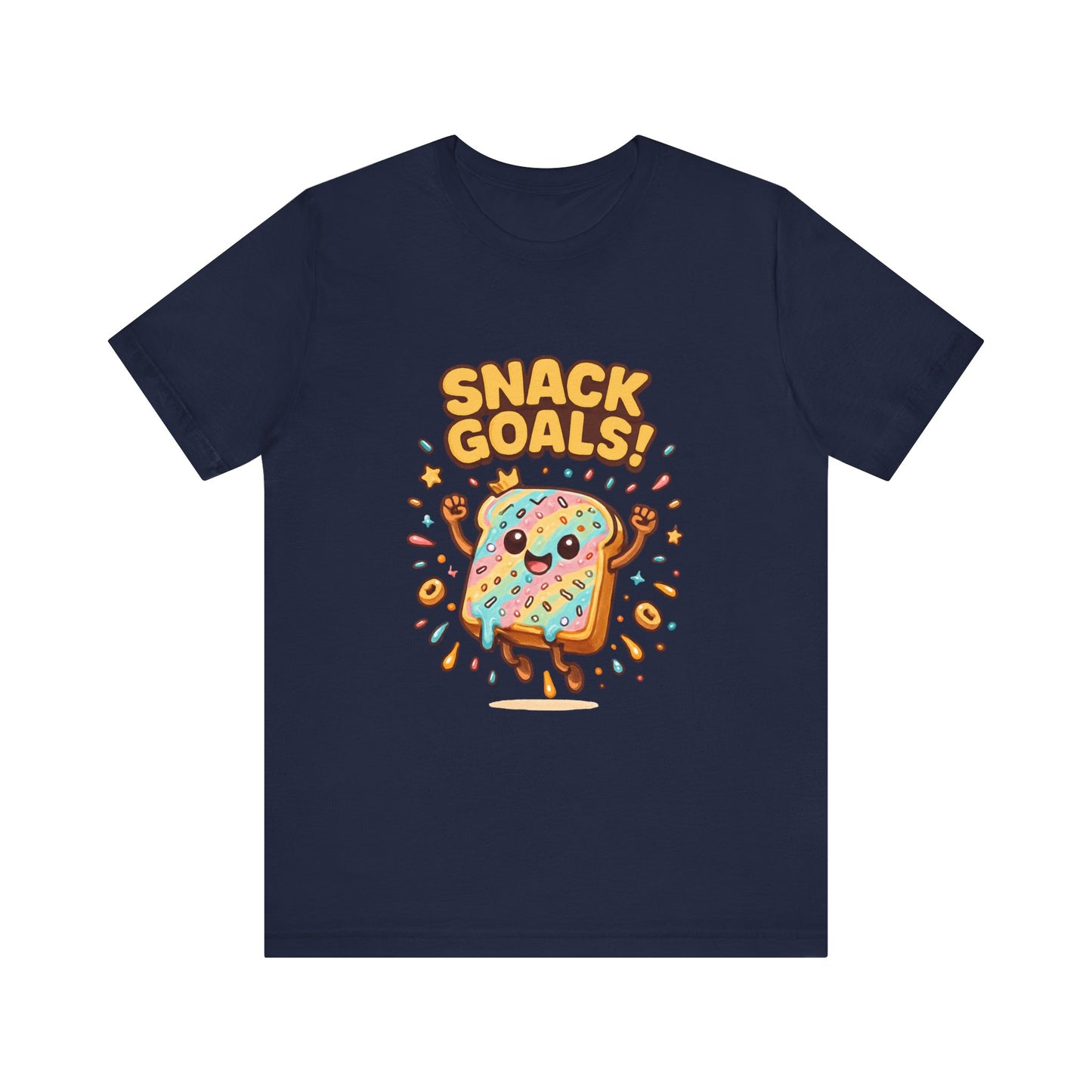 Snack Attack Unisex Tee, Food Lover Gift, Snacking Shirt, Funny Graphic Tee,