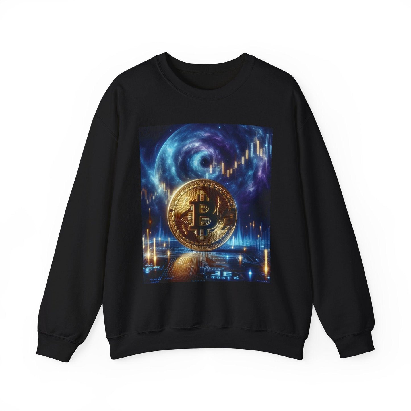 Bitcoin Gains Chart Sweatshirt - Oceanfront Products