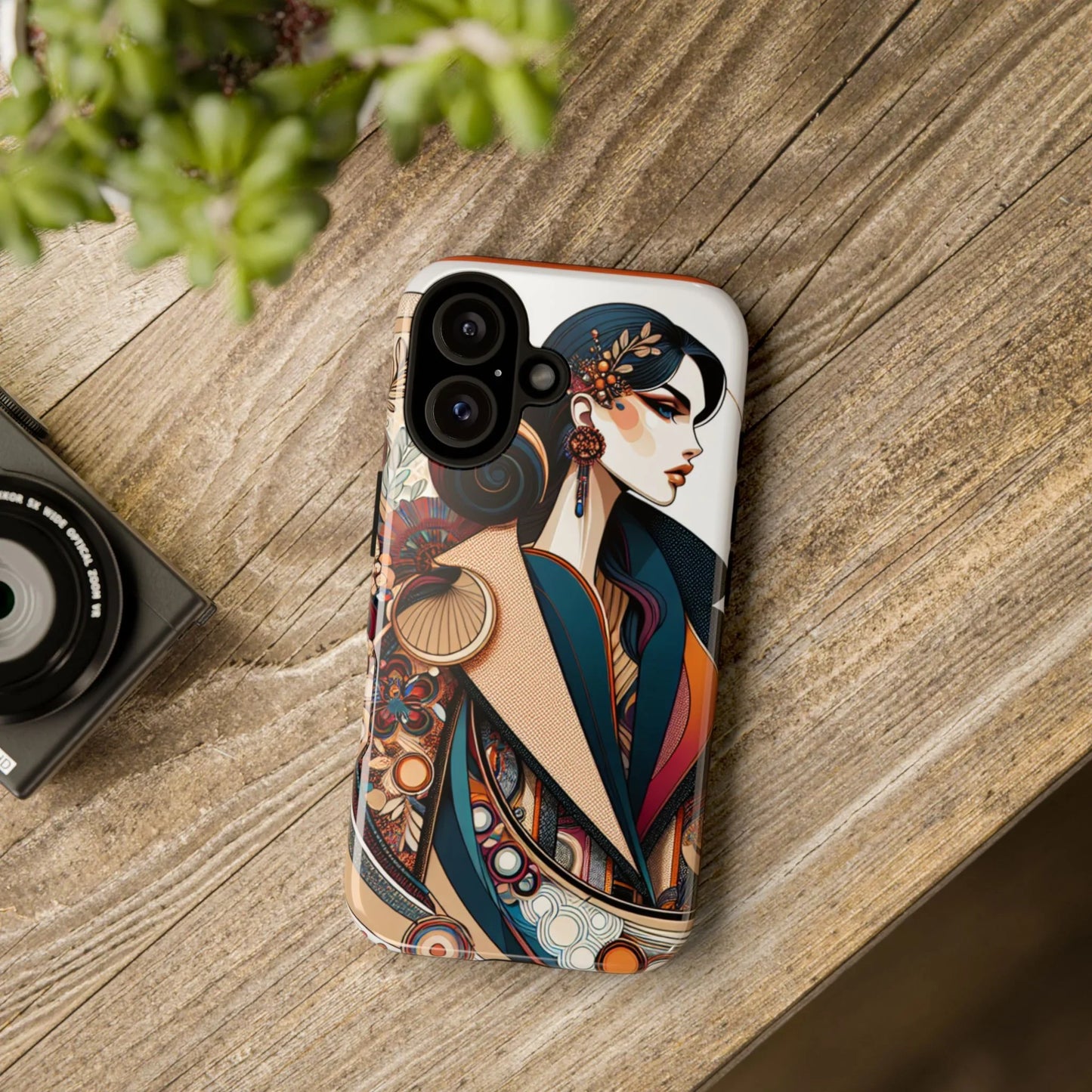 Phone Cases - Beautiful Woman Bright Colors - Oceanfront Products