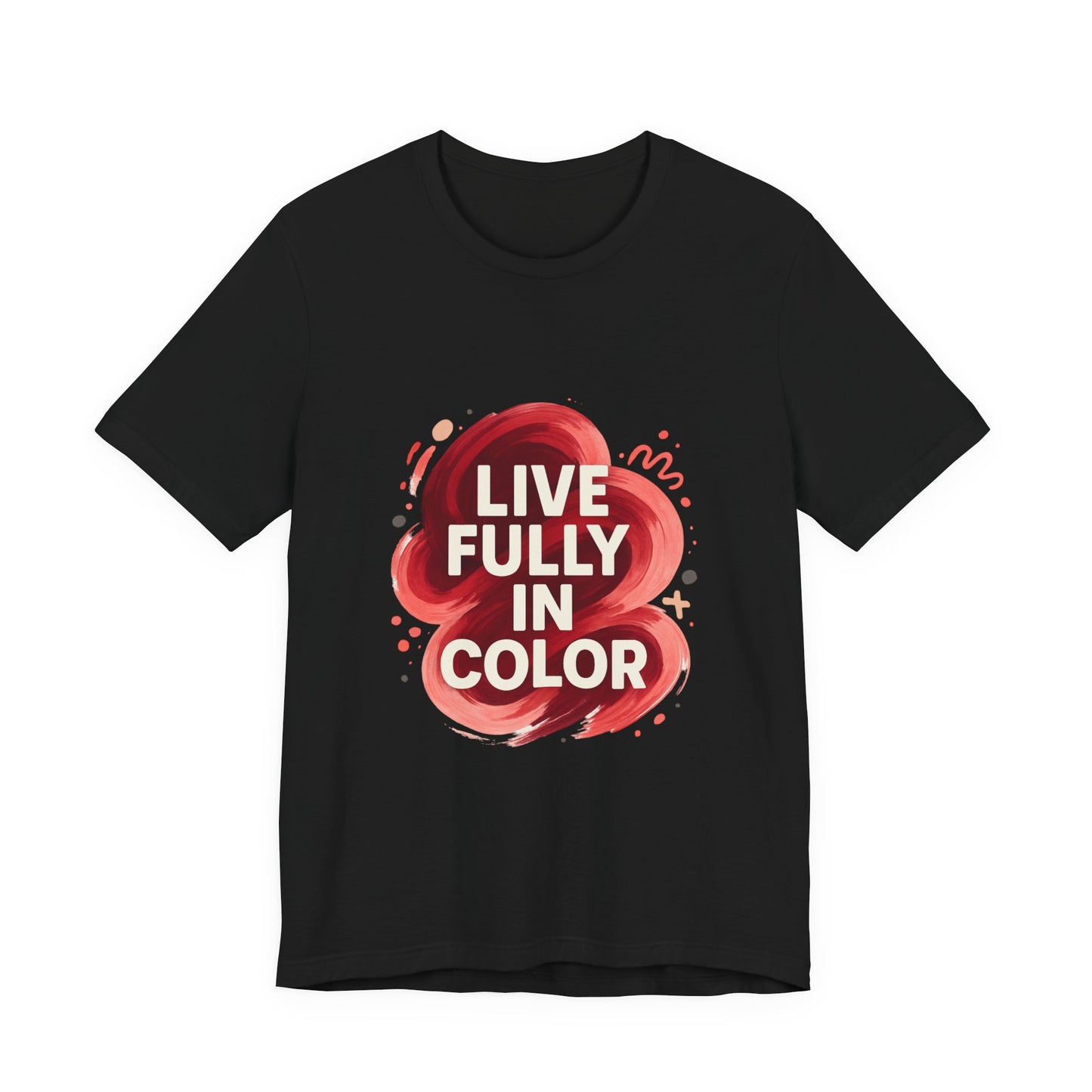 Short Sleeve Tee Bold Color Palette Cherry Coded