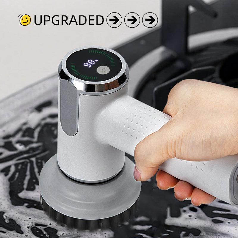 Multifunctional Smart Display Electric Cleaning Brush Wireless Kitchen Sink Cleaning Brush Waterproof Electric Pot Brush Cleaning Tool - Oceanfront Products