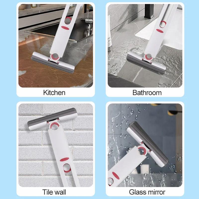Mini Mops Floor Cleaning Sponge Squeeze Mop Household Cleaning Tools Home Car Portable Wiper Glass Screen Desk Cleaner Mop - Oceanfront Products