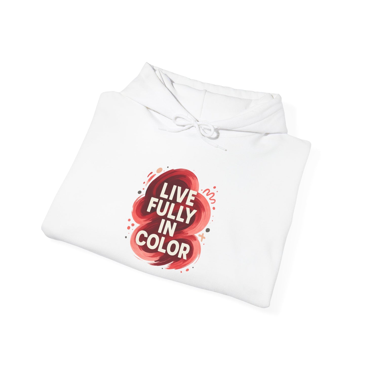 Hooded Sweatshirt Bold Color Palettes Cherry Coded