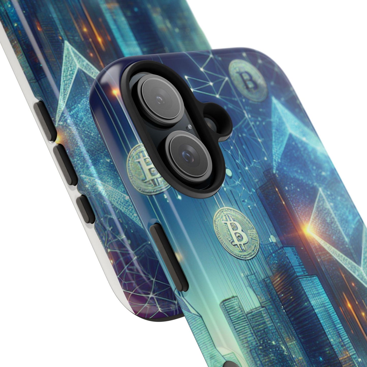 Phone Case - Cryptocurrency Enthusiasts Futuristic Design - Oceanfront Products