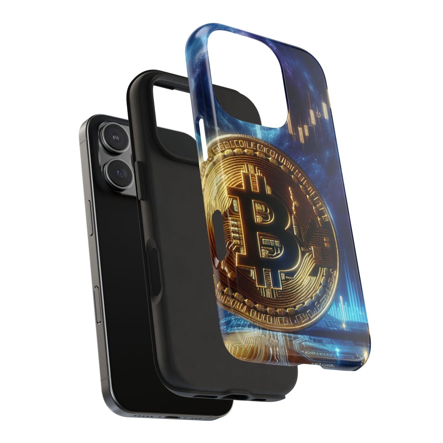 Bitcoin Chart Tough Phone Case - Oceanfront Products