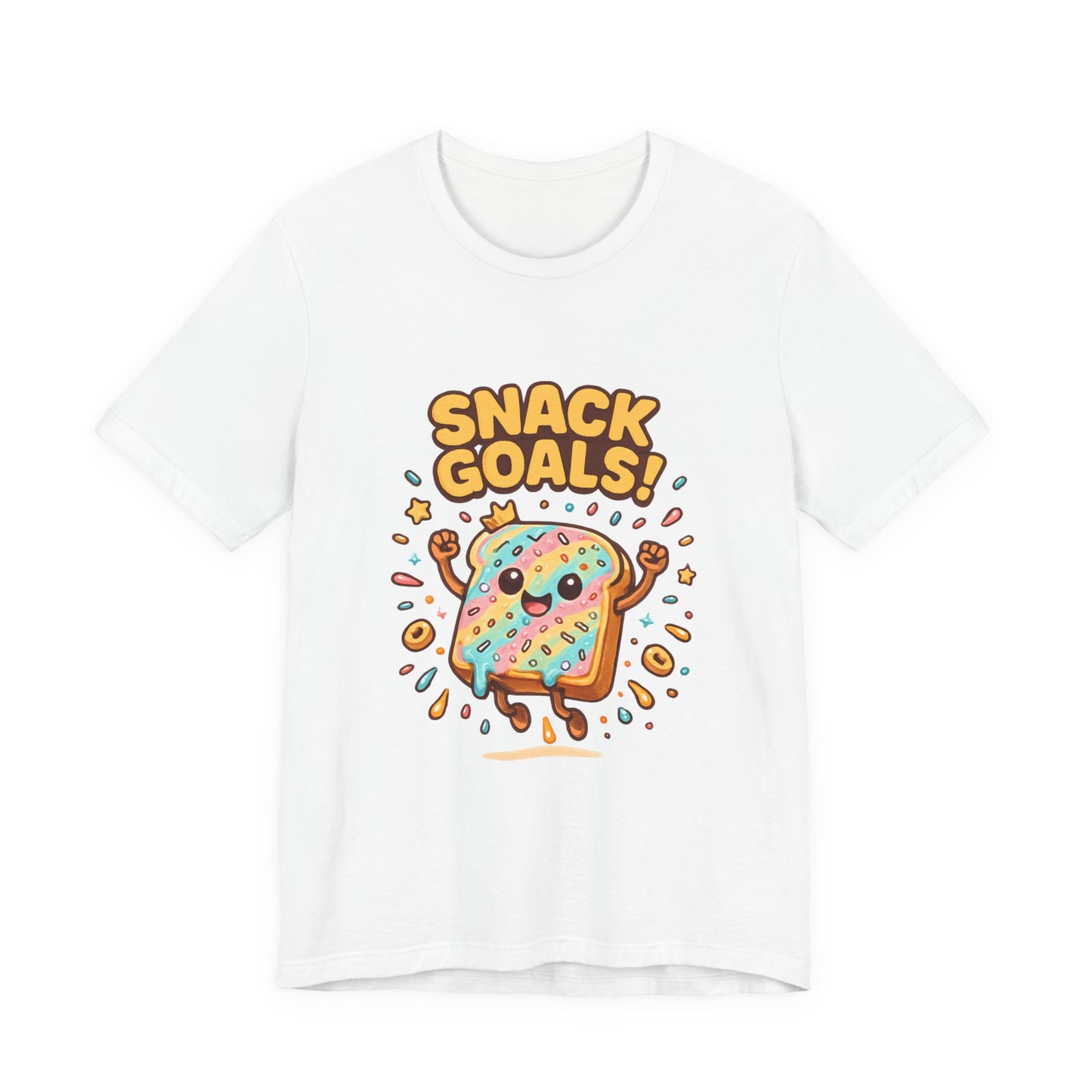 Snack Attack Unisex Tee, Food Lover Gift, Snacking Shirt, Funny Graphic Tee,