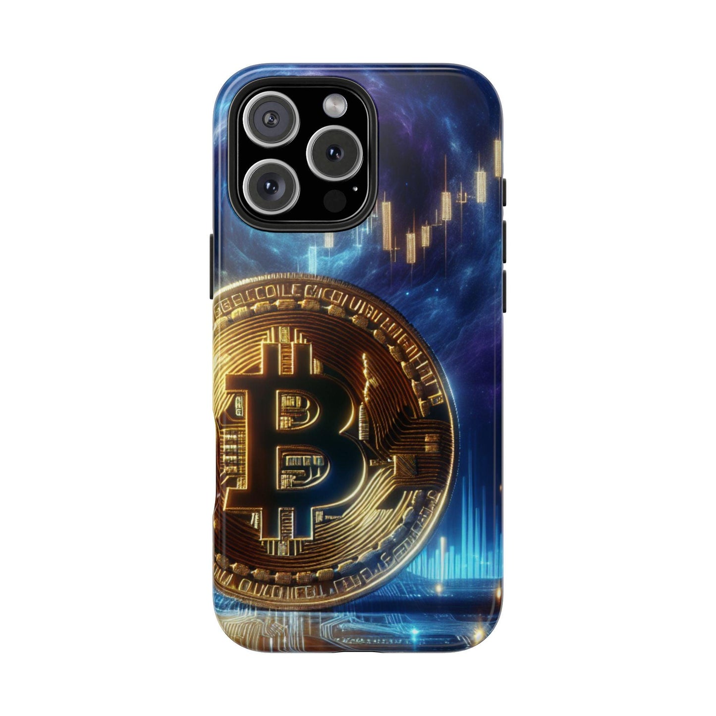 Bitcoin Chart Tough Phone Case - Oceanfront Products