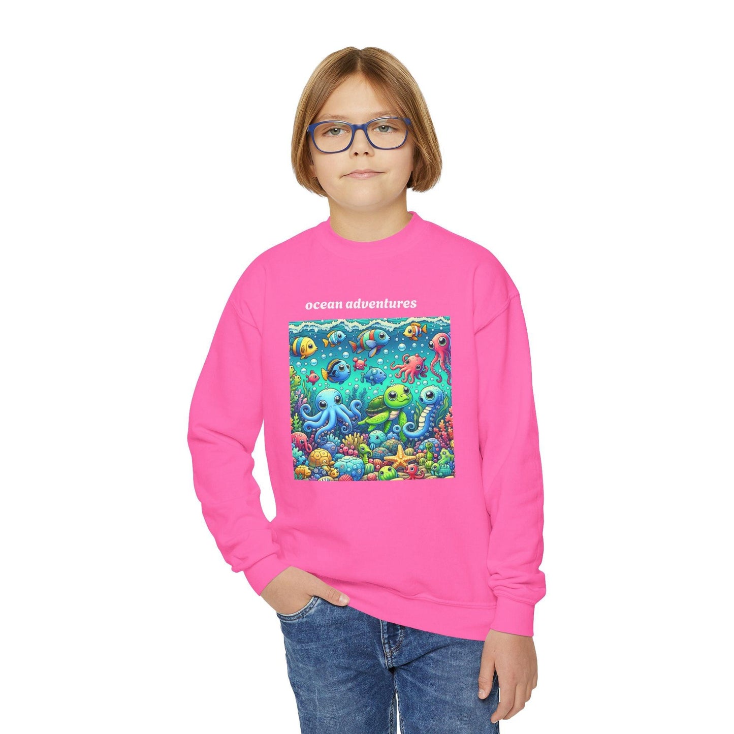 Ocean Adventures Youth Sweatshirt - Oceanfront Products