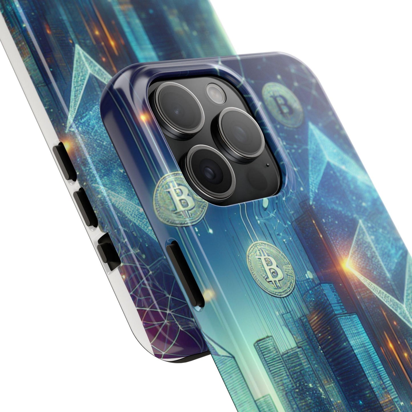 Phone Case - Cryptocurrency Enthusiasts Futuristic Design - Oceanfront Products