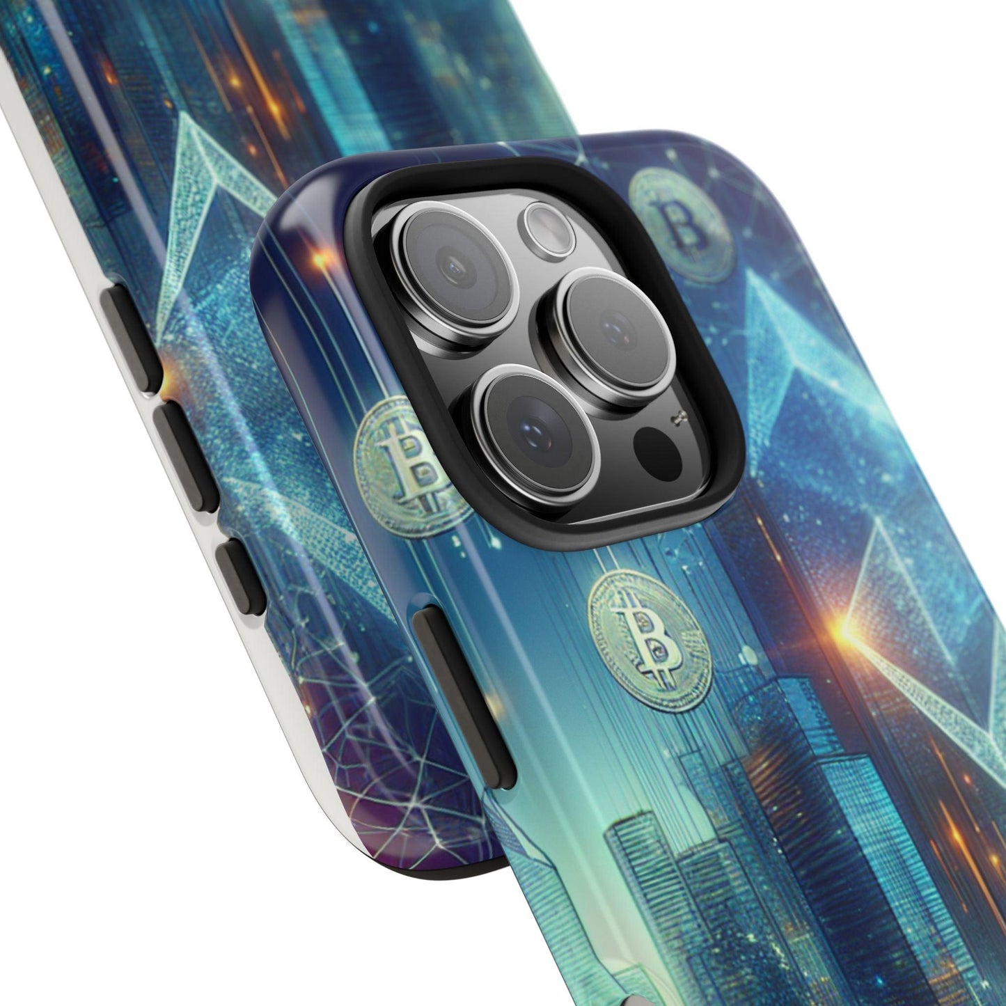 Phone Case - Cryptocurrency Enthusiasts Futuristic Design - Oceanfront Products