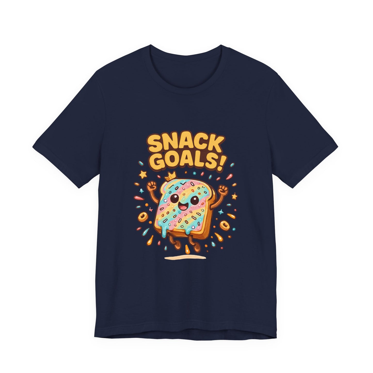 Snack Attack Unisex Tee, Food Lover Gift, Snacking Shirt, Funny Graphic Tee,