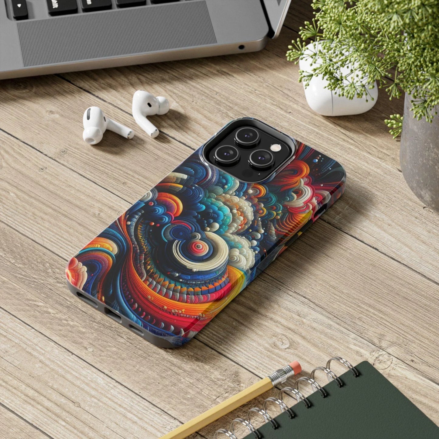 Phone Case - Modern Abstract Vivid Colors - Oceanfront Products