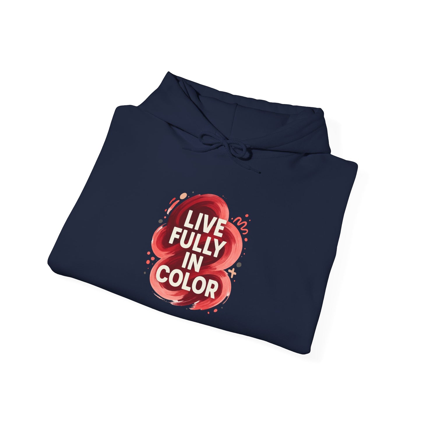 Hooded Sweatshirt Bold Color Palettes Cherry Coded