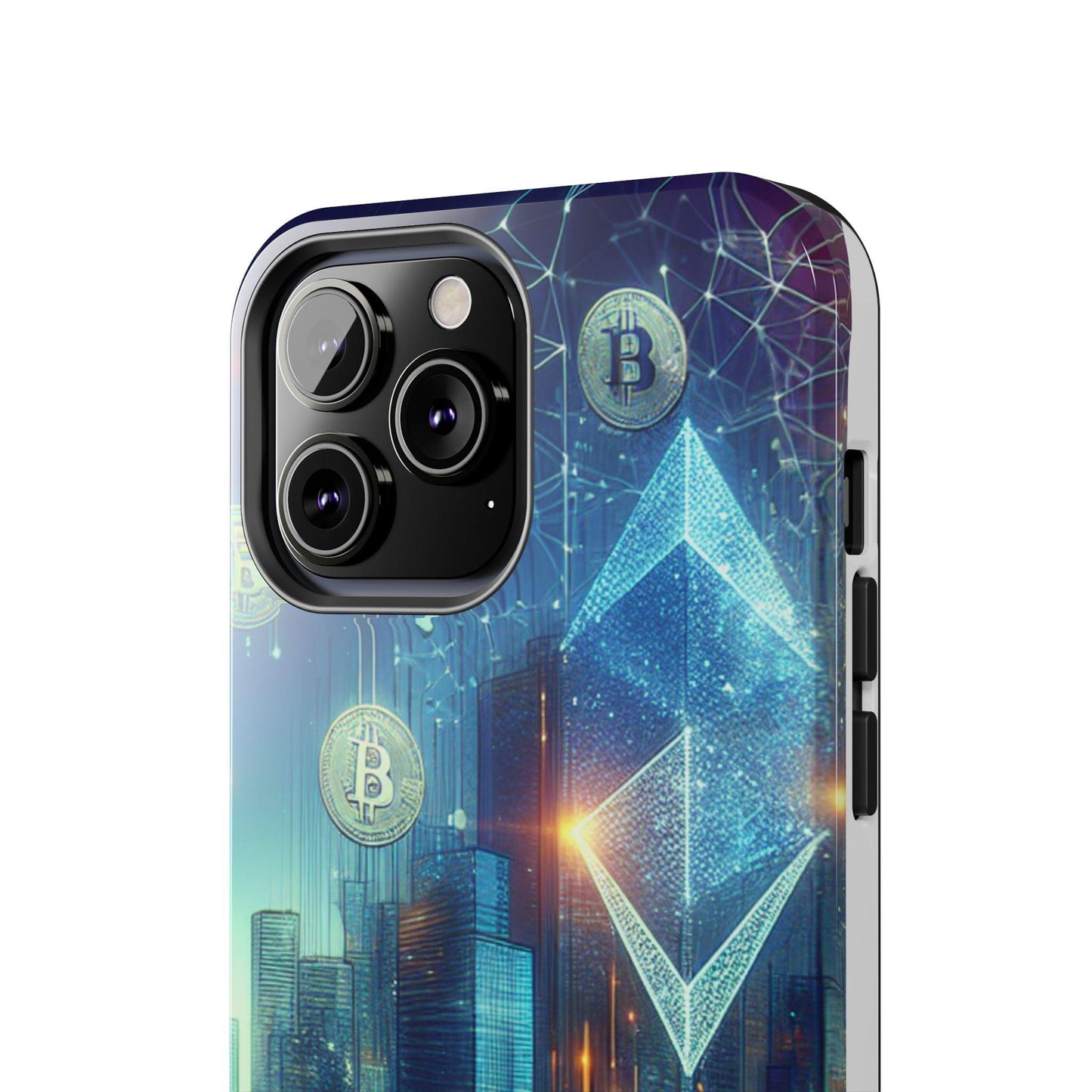 Phone Case - Cryptocurrency Enthusiasts Futuristic Design - Oceanfront Products