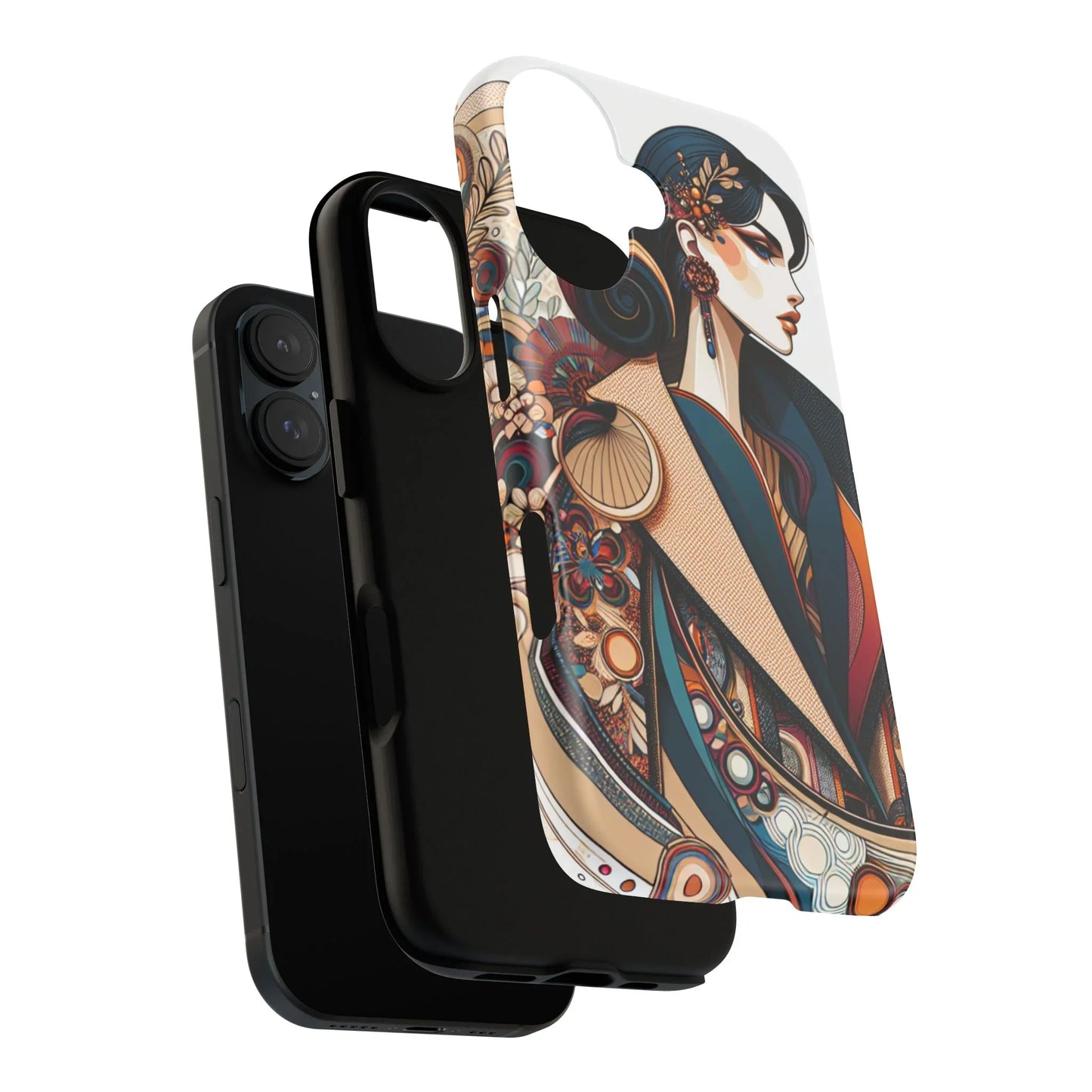 Phone Cases - Beautiful Woman Bright Colors - Oceanfront Products