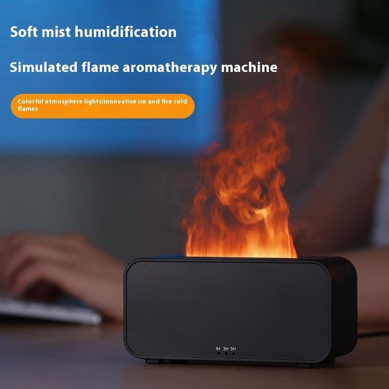 Timing Simulation Aroma Diffuser Usb Household Flame Humidifier Aromatherapy Machine Spray Air Flame Humidifier Diffuser - Oceanfront Products