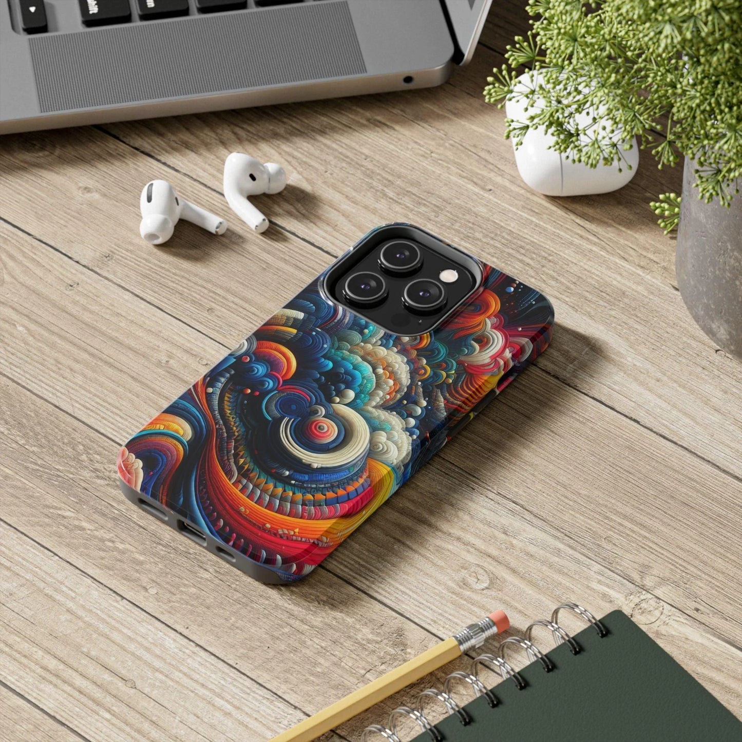 Phone Case - Modern Abstract Vivid Colors - Oceanfront Products