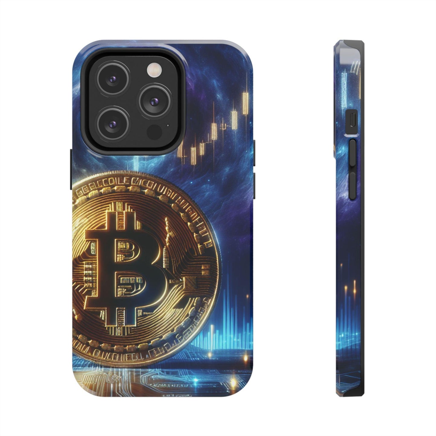 Bitcoin Chart Tough Phone Case - Oceanfront Products