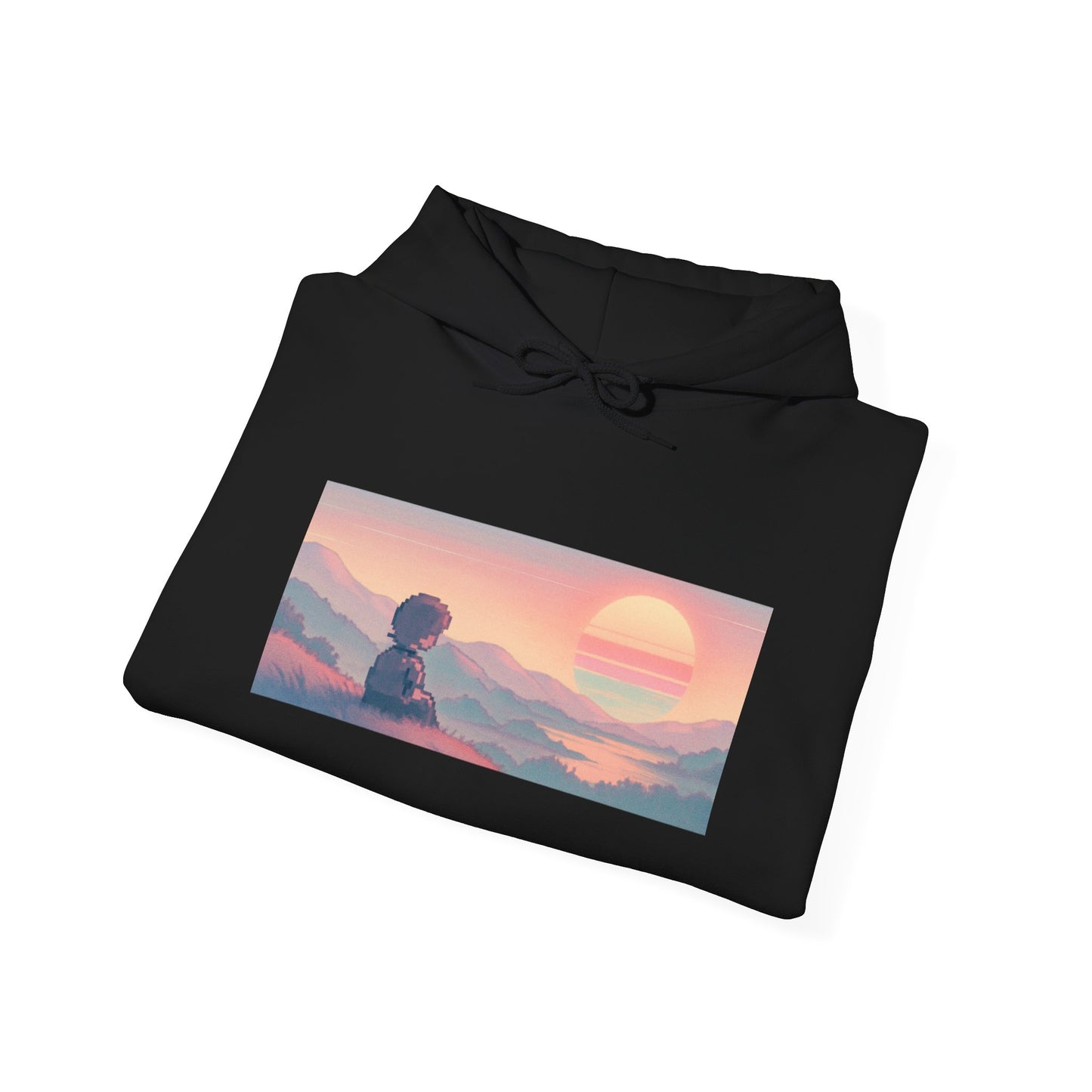 Oceanfront “Golden Hour Reflection” Sweatshirt – Unisex Heavy Blend™ Crewneck for Everyday Comfort