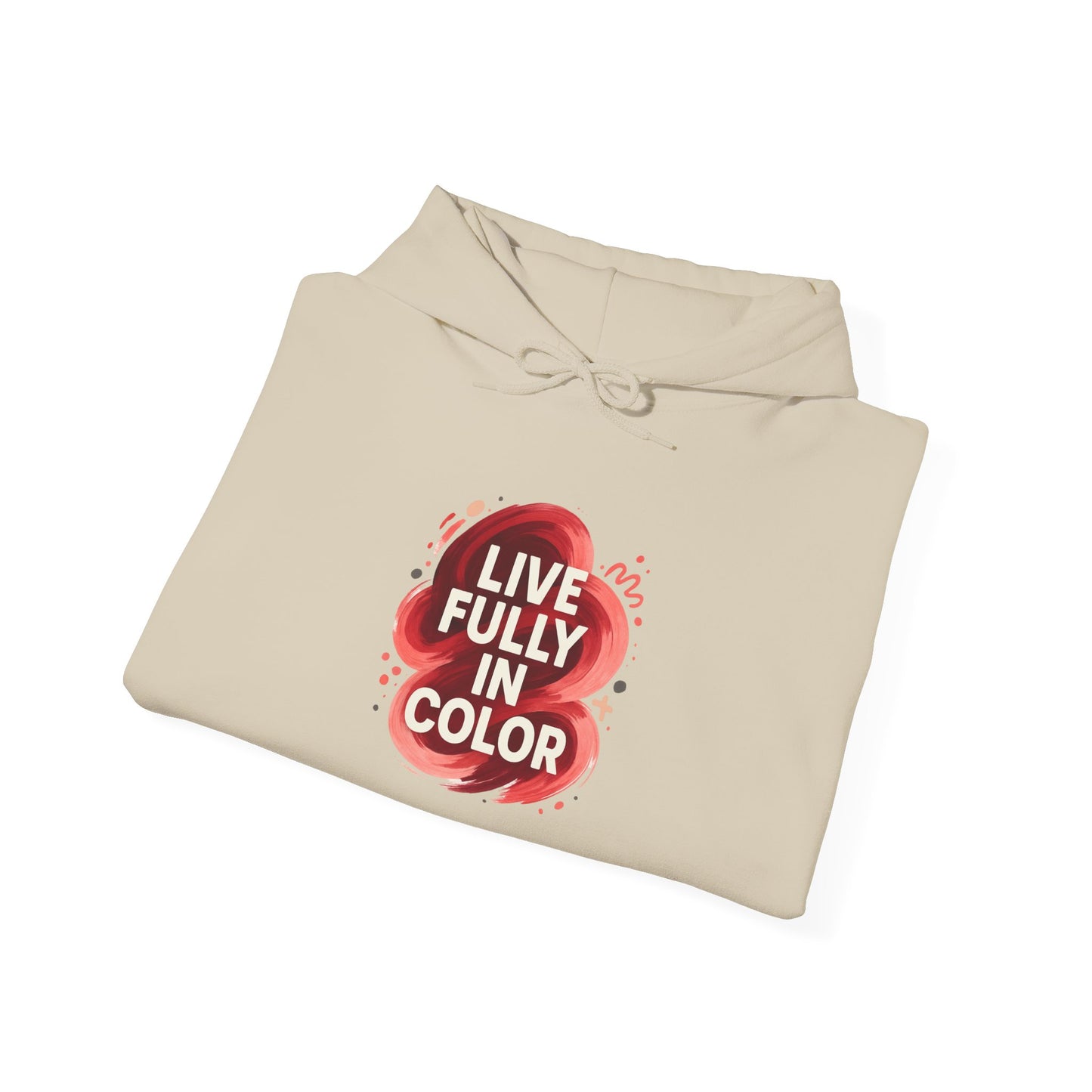 Hooded Sweatshirt Bold Color Palettes Cherry Coded