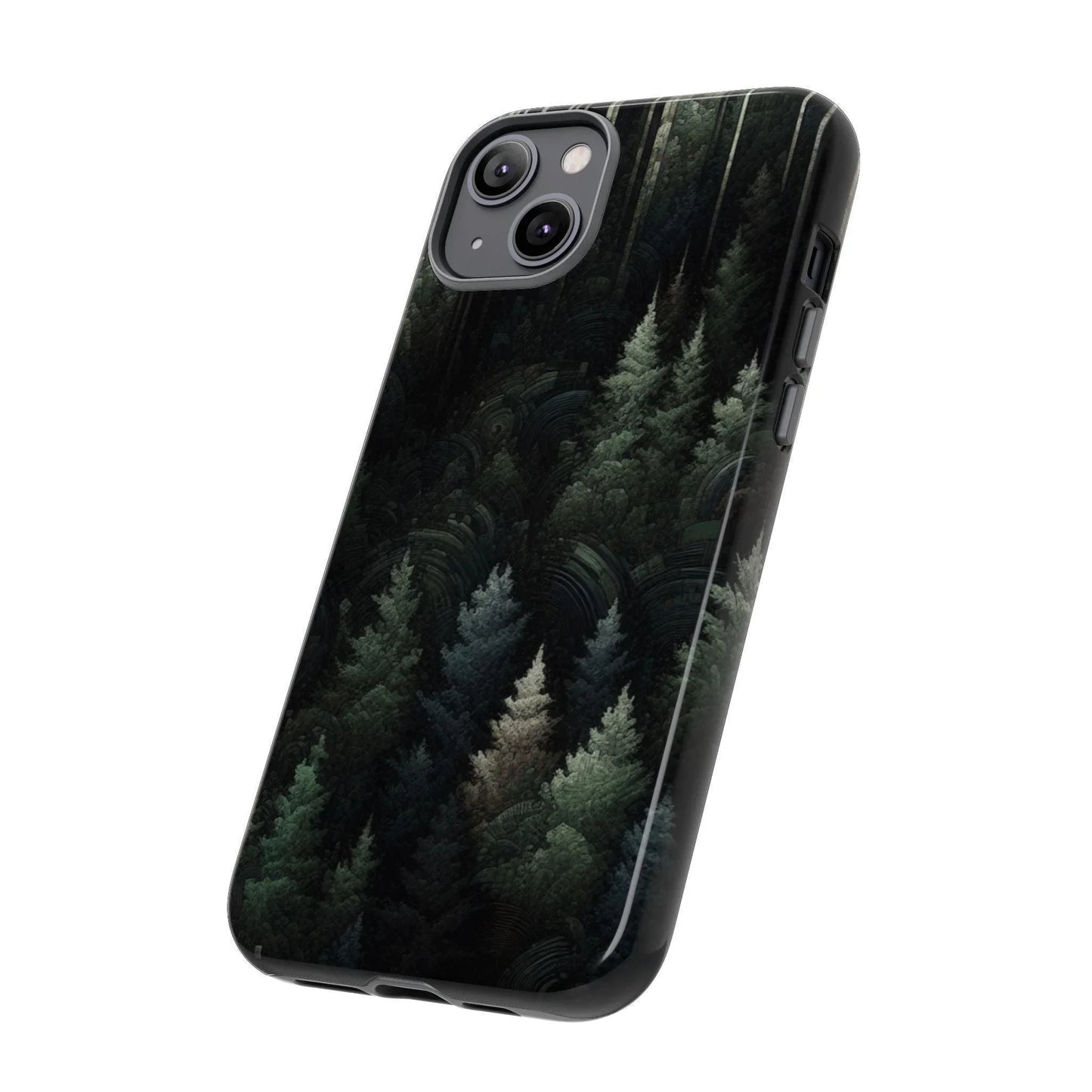 Phone Cases - Deep Dark Forest Nature Design - Oceanfront Products