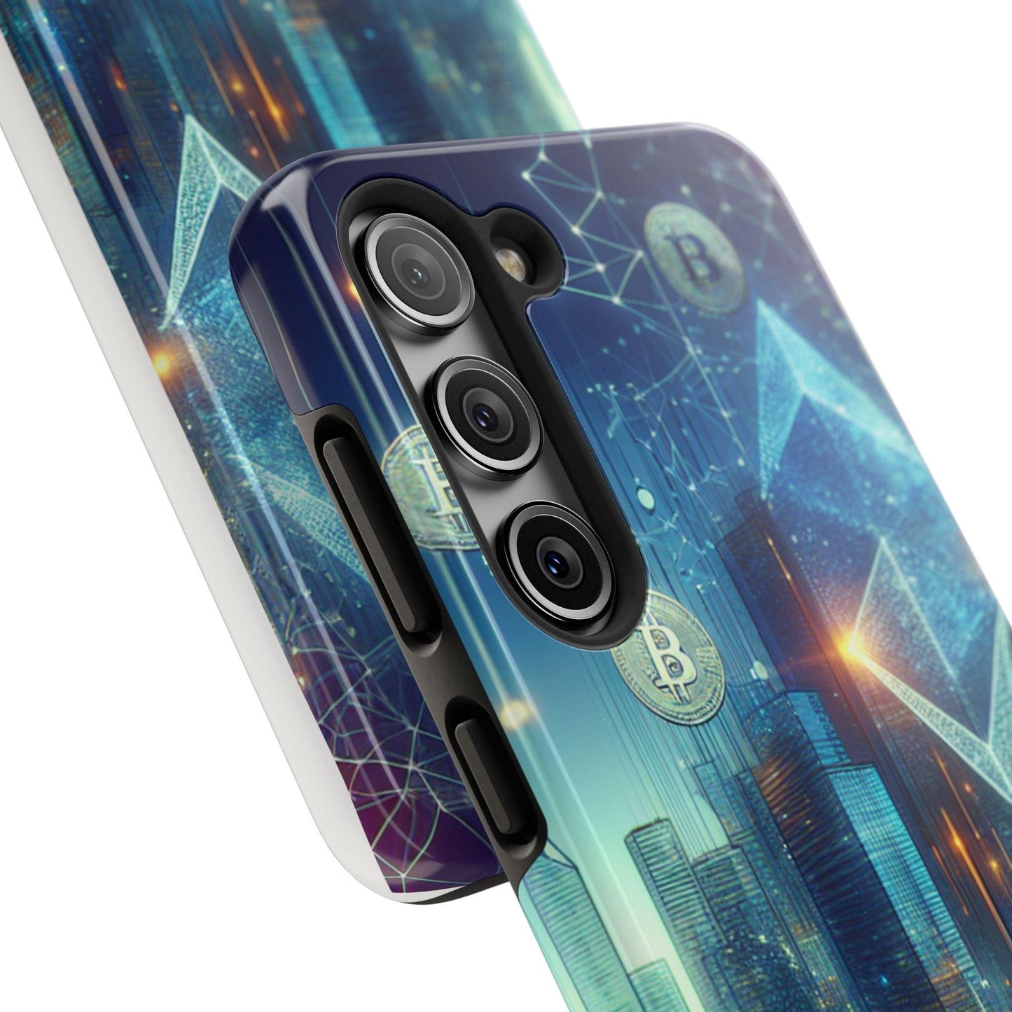 Phone Case - Cryptocurrency Enthusiasts Futuristic Design - Oceanfront Products