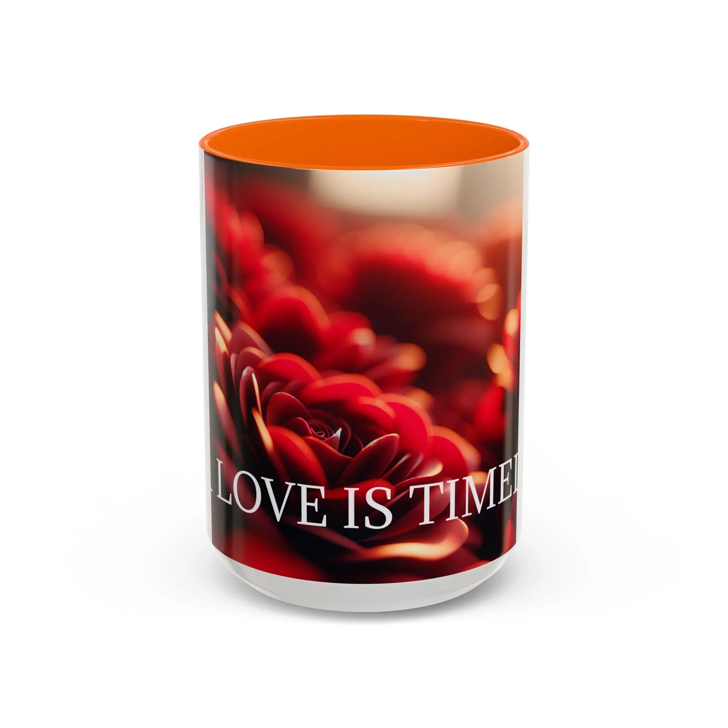 Mug - Rose Petal Timeless Love Accent Coffee Mug (11, 15oz) - Oceanfront Products