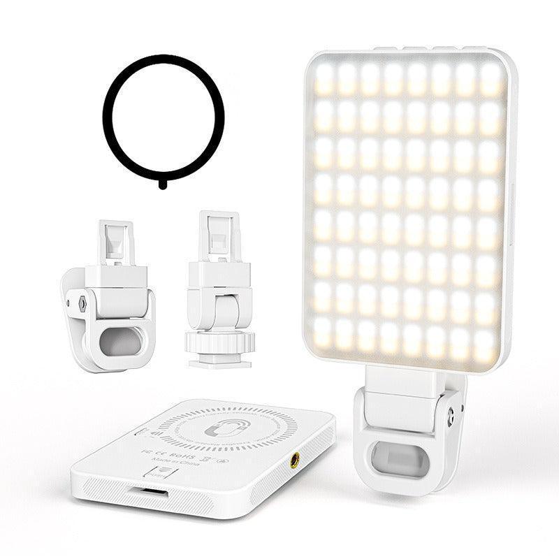 Magnetic fill light LED video conference phone fill light camera photography live broadcast photography pocket light - Oceanfront Products