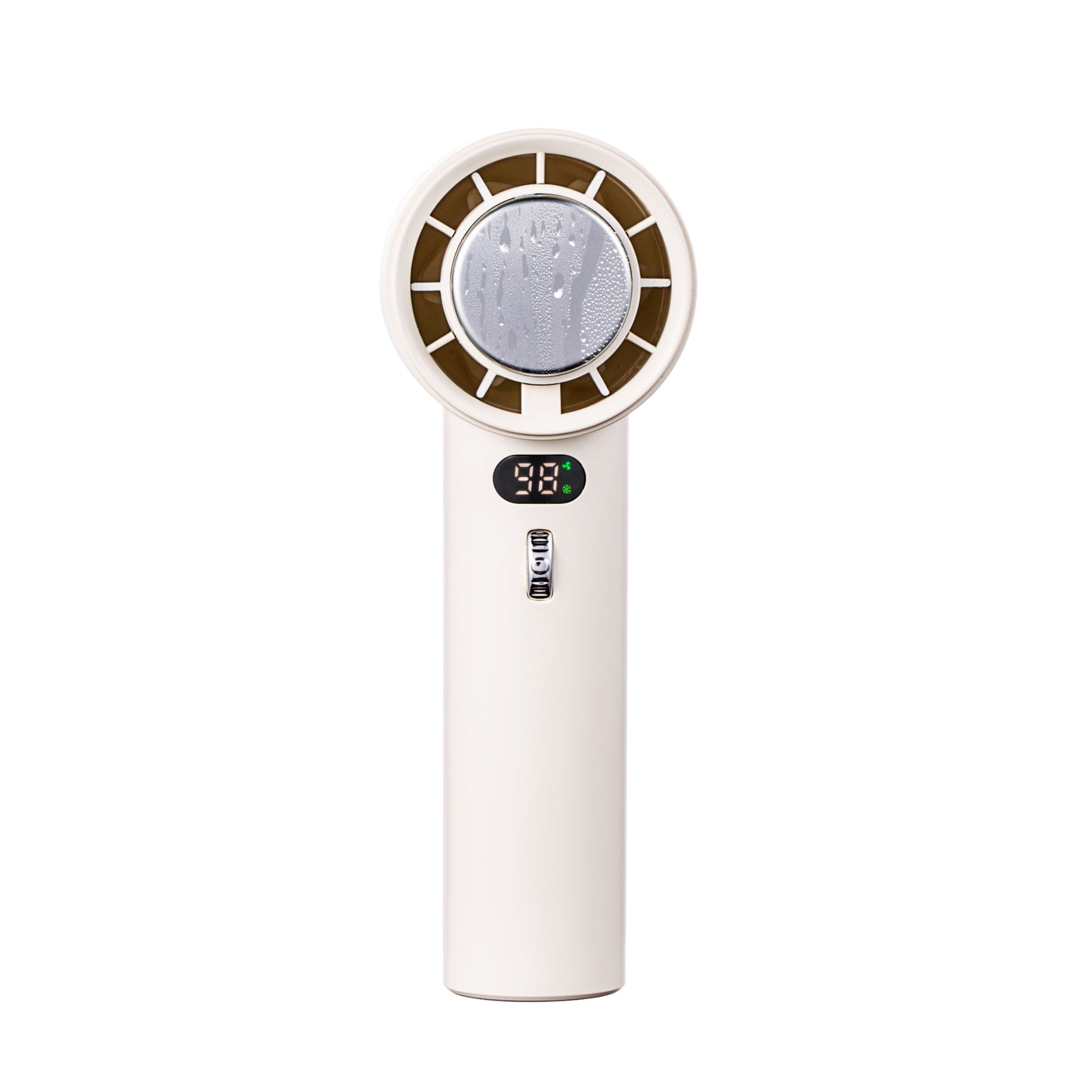 Oceanfront™ TurboCool Mini Handheld Fan — 3-Speed Rechargeable Breeze