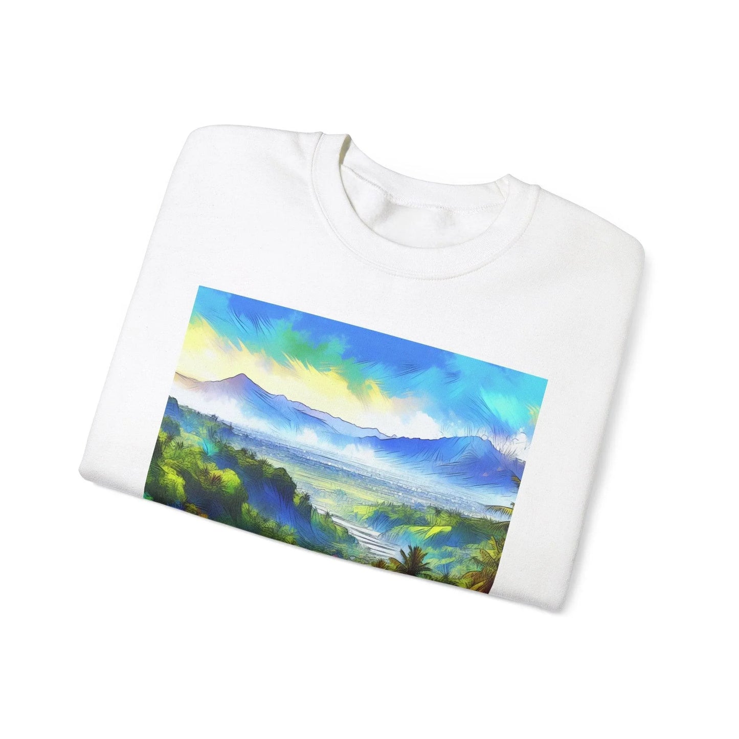 Mountain Watercolor Sweatshirt - Oceanfront Products